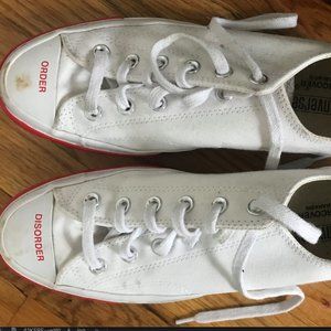 Order Disorder red/white Converse x Jun Takashi